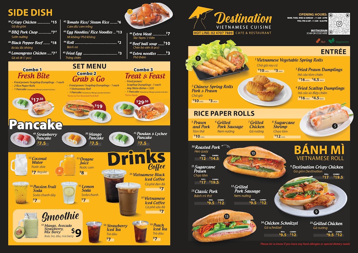 Menu Destination Vietnamese Cuisine-1